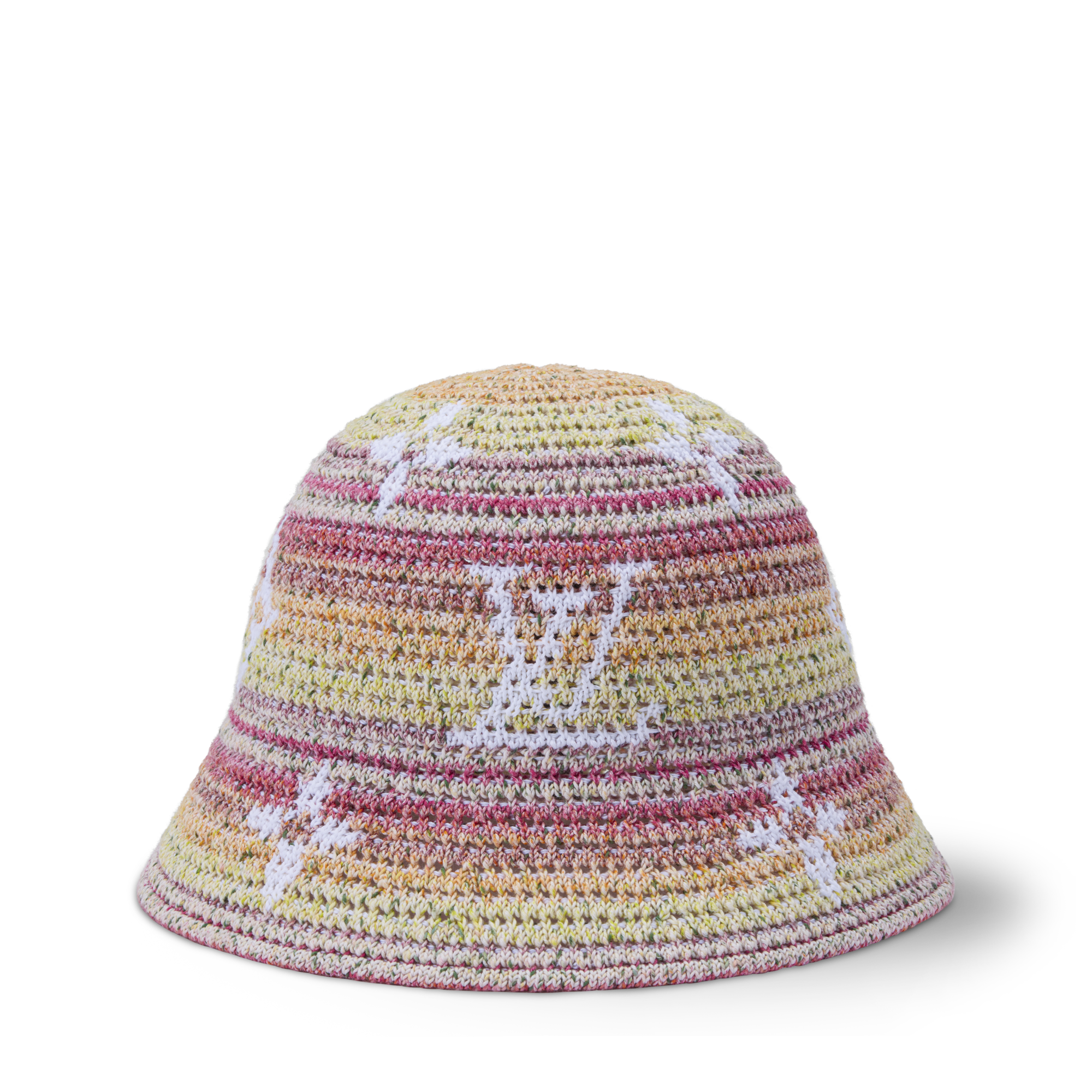 Pink Monogram bucket hat with gold hardware. Treasures of NYC - Dior Pink Monogram Nylon Bucket Hat main image 2