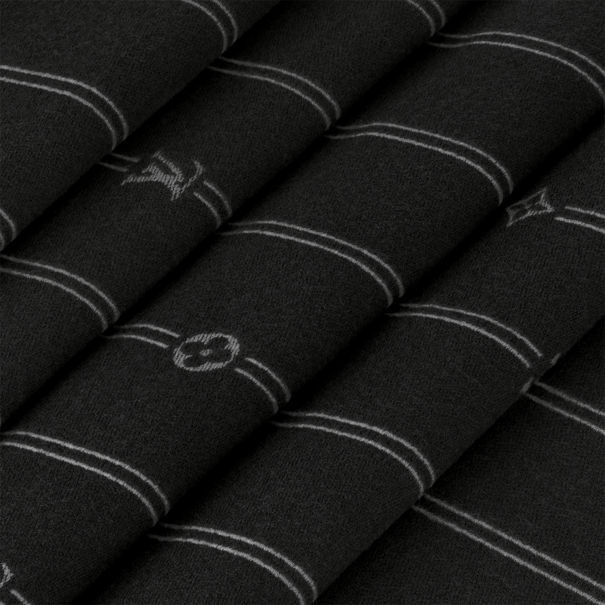 Monogram Stripes Scarf S00 in Men