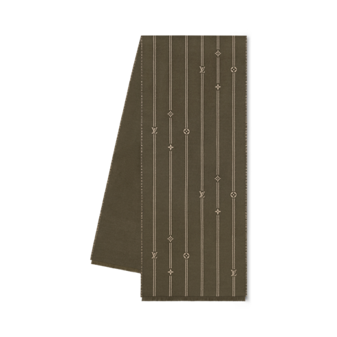 Monogram Stripes Scarf S00 in Men's Accessories Scarves collections by Louis Vuitton (Product zoom)