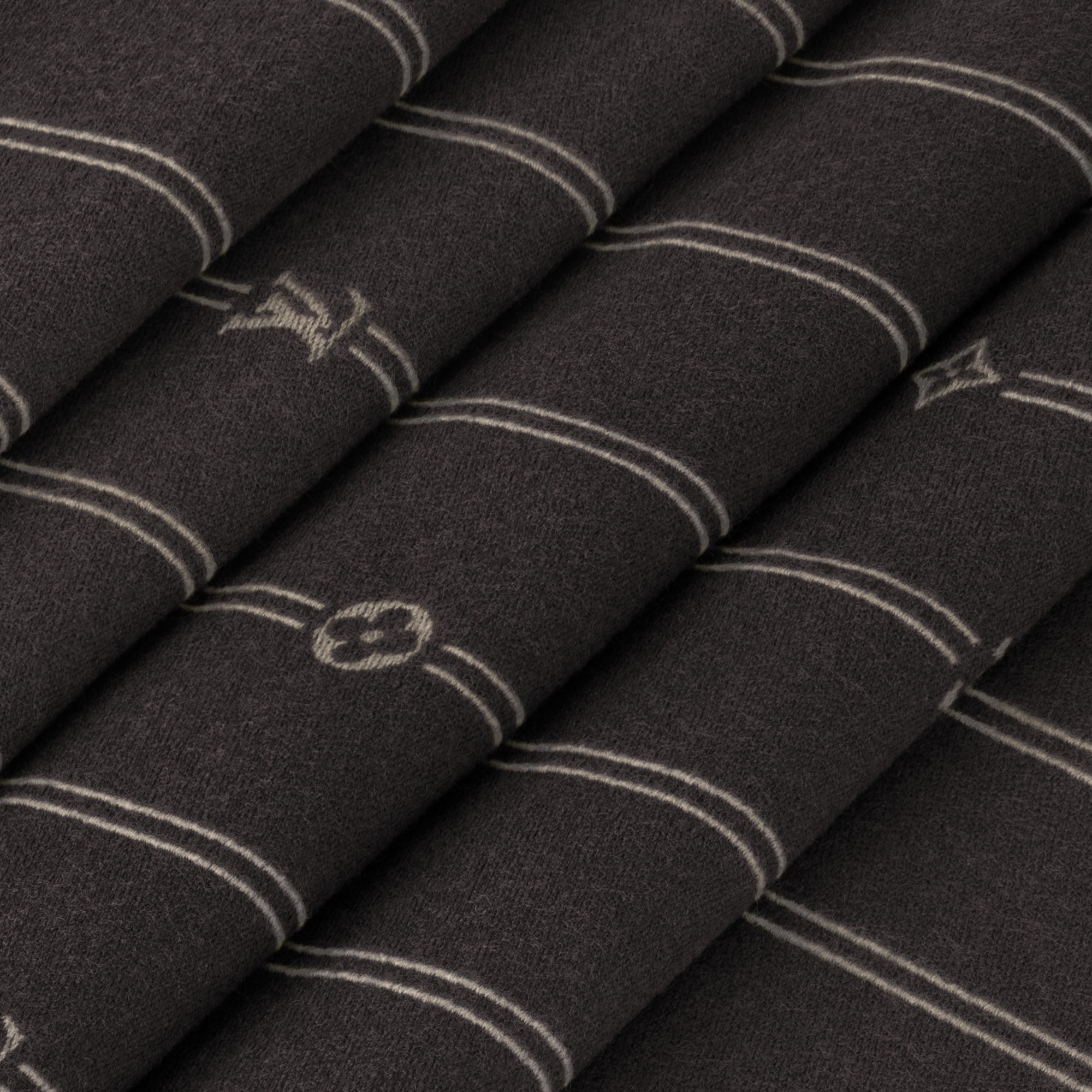 Monogram Stripes Scarf S00 in Men