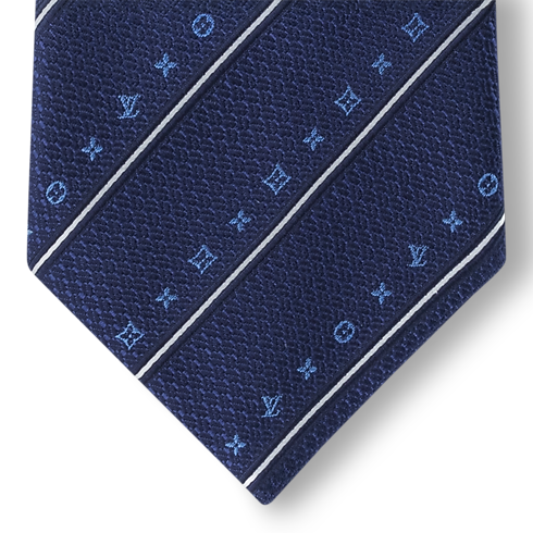Monogram Stripes Tie S00 in Men's Accessories Ties and Pocket Squares collections by Louis Vuitton (Product zoom)