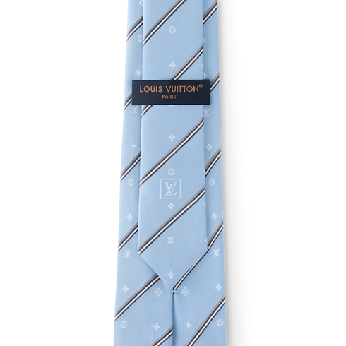 Monogram Stripes Tie S00 in Men's Accessories Ties and Pocket Squares collections by Louis Vuitton (Product zoom)
