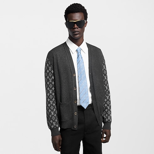 Monogram Stripes Tie S00 in Men's Accessories Ties and Pocket Squares collections by Louis Vuitton (Product zoom)