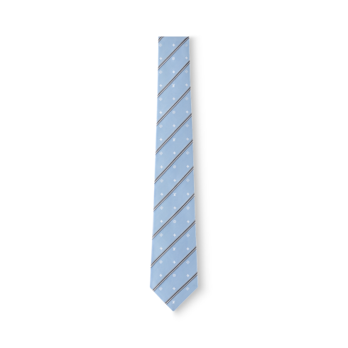 Monogram Stripes Tie S00 in Men's Accessories Ties and Pocket Squares collections by Louis Vuitton (Product zoom)