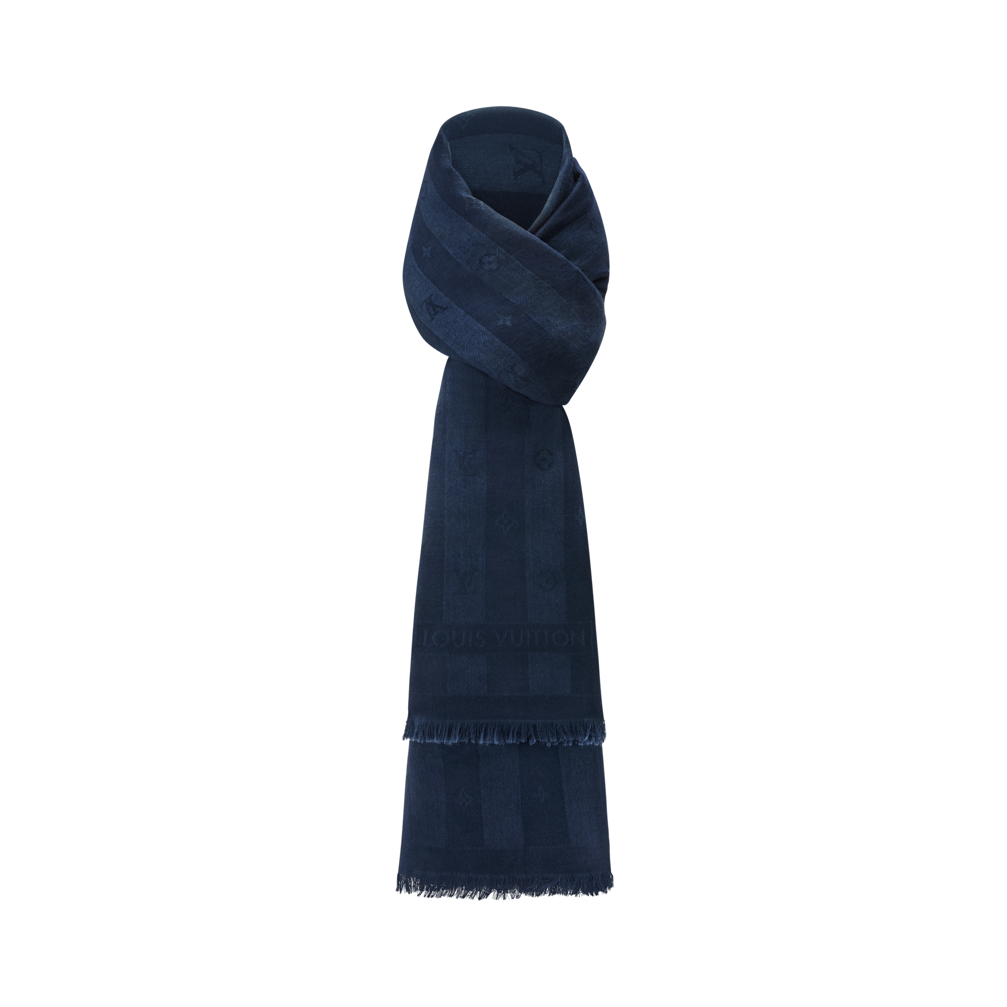 Monogram Stripy Stole S00 in Men