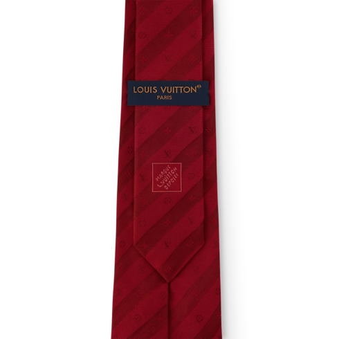 Monogram Stripy Tie S00 in New's For Men New Formal collections by Louis Vuitton (Product zoom)