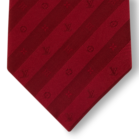 Monogram Stripy Tie S00 in New's For Men New Formal collections by Louis Vuitton (Product zoom)