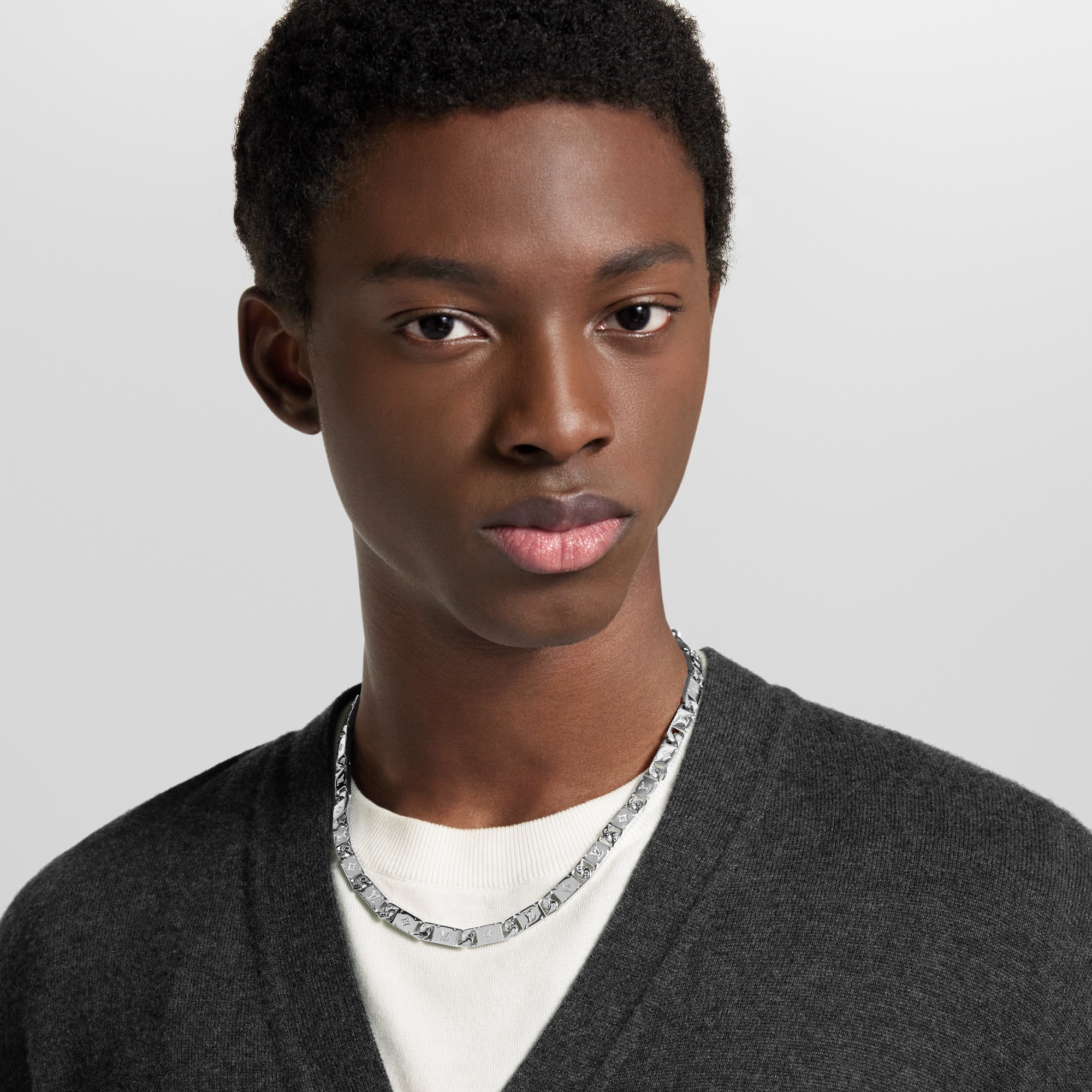 Monogram Tied Up Necklace S00 in Men