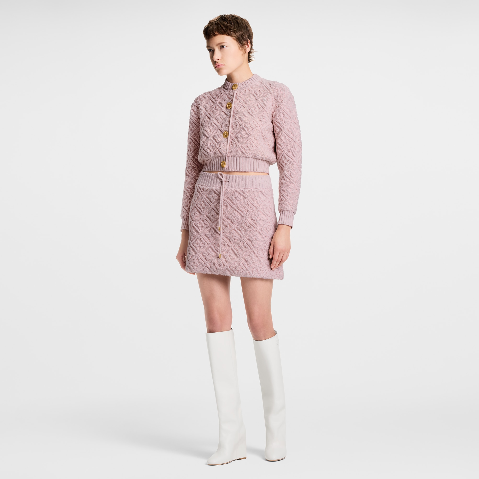 Monogram Toweling Cardigan  in Women