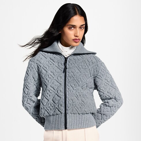 Monogram Toweling Zip-Up Jacket in Women's Ready-to-Wear Tops and Shirts collections by Louis Vuitton (Product zoom)