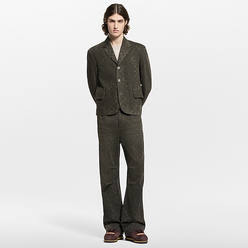 Monogram Waxed Denim Jacket in Men's Ready-to-Wear Outerwear and Coats collections by Louis Vuitton (Product zoom)