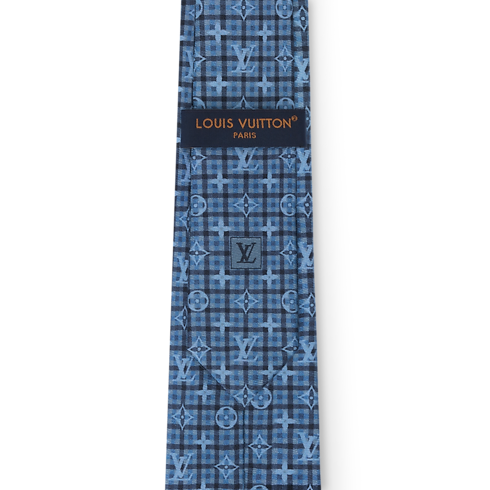 Monogram Windowpane Tie S00 in Men's Accessories All Accessories collections by Louis Vuitton (Product zoom)