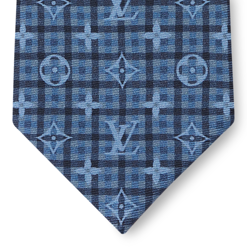 Monogram Windowpane Tie S00 in Men's Accessories All Accessories collections by Louis Vuitton (Product zoom)