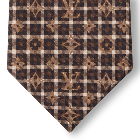 Monogram Windowpane Tie S00 in Men's Accessories All Accessories collections by Louis Vuitton (Product zoom)
