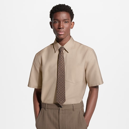 Monogram Windowpane Tie S00 in Men's Accessories All Accessories collections by Louis Vuitton (Product zoom)
