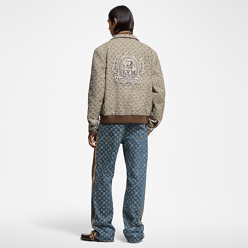 Monogram Wool Harrington Blouson in Men's Ready-to-Wear Outerwear and Coats collections by Louis Vuitton (Product zoom)