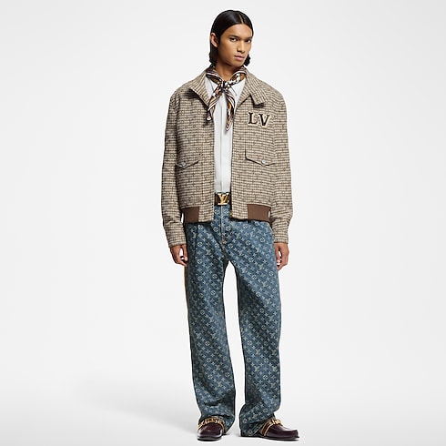 Monogram Wool Harrington Blouson in Men's Ready-to-Wear Outerwear and Coats collections by Louis Vuitton (Product zoom)