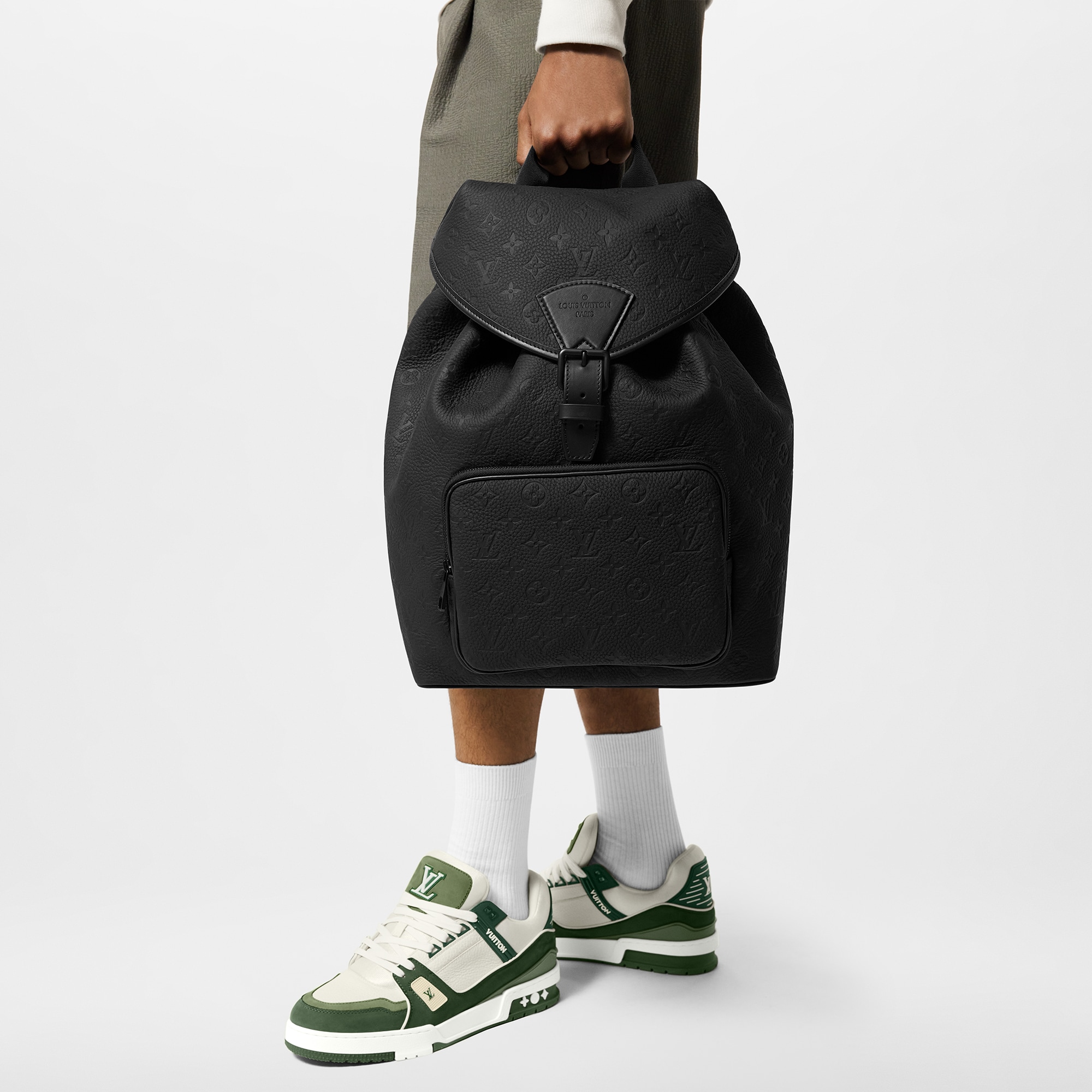 Montsouris Backpack Monogram Taurillon Leather in Men