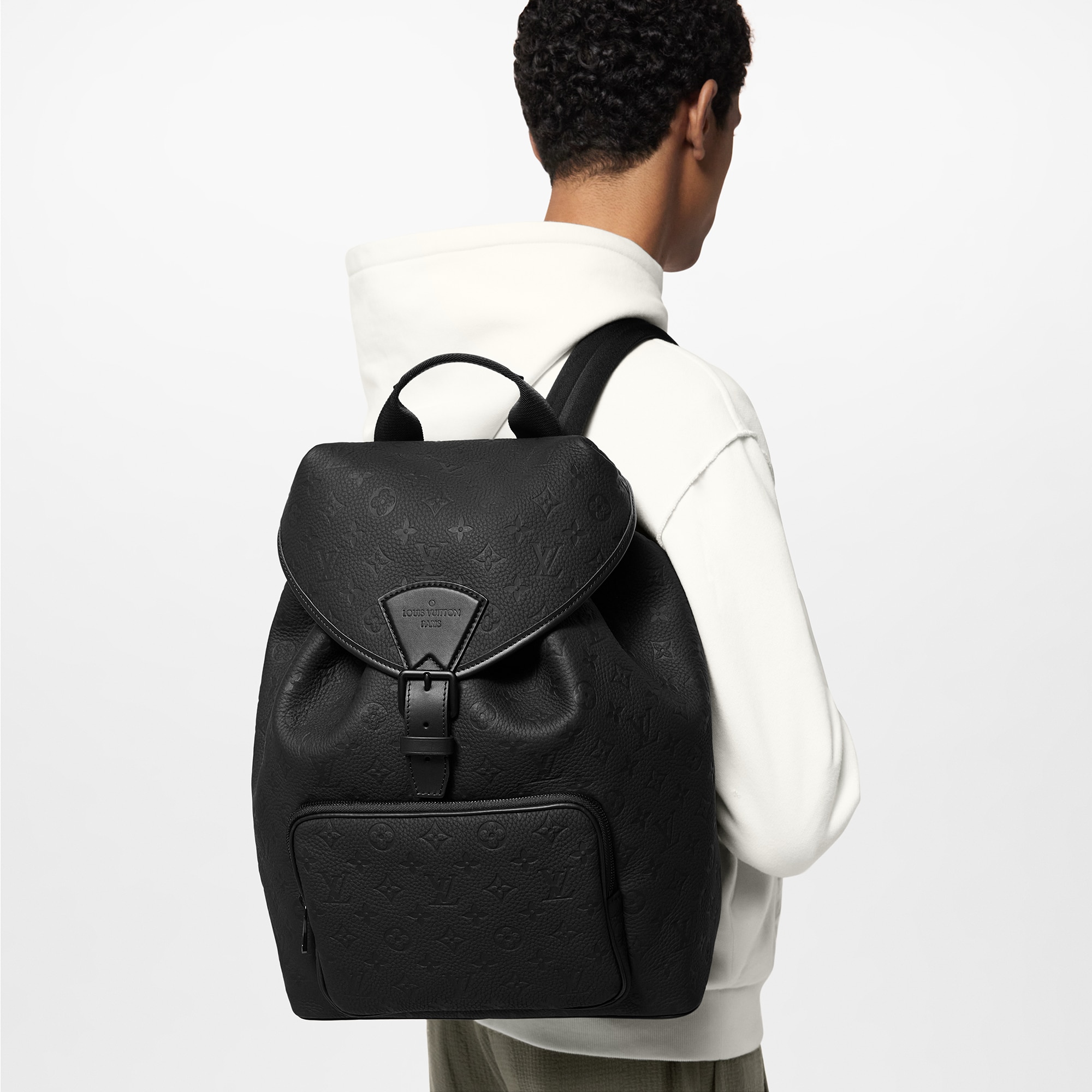 Montsouris Backpack Monogram Taurillon Leather in Men