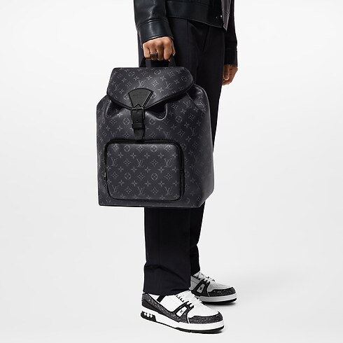 Montsouris Backpack Monogram Eclipse in Men's Bags All Collections collections by Louis Vuitton (Product zoom)
