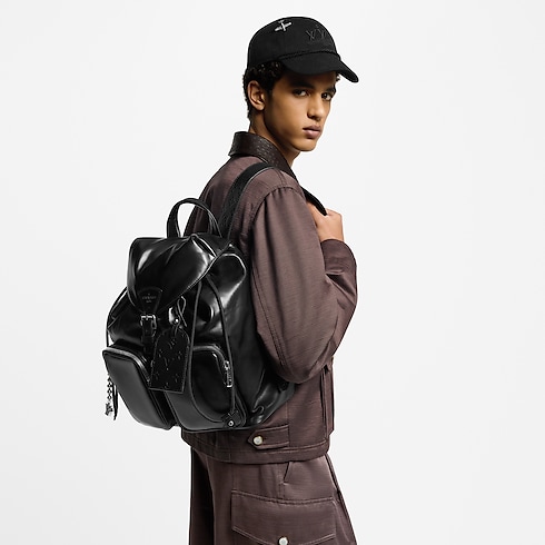 Montsouris Cargo Backpack Other Leathers in Bags and Small Leather Goods's Men Bags Newness collections by Louis Vuitton (Product zoom)