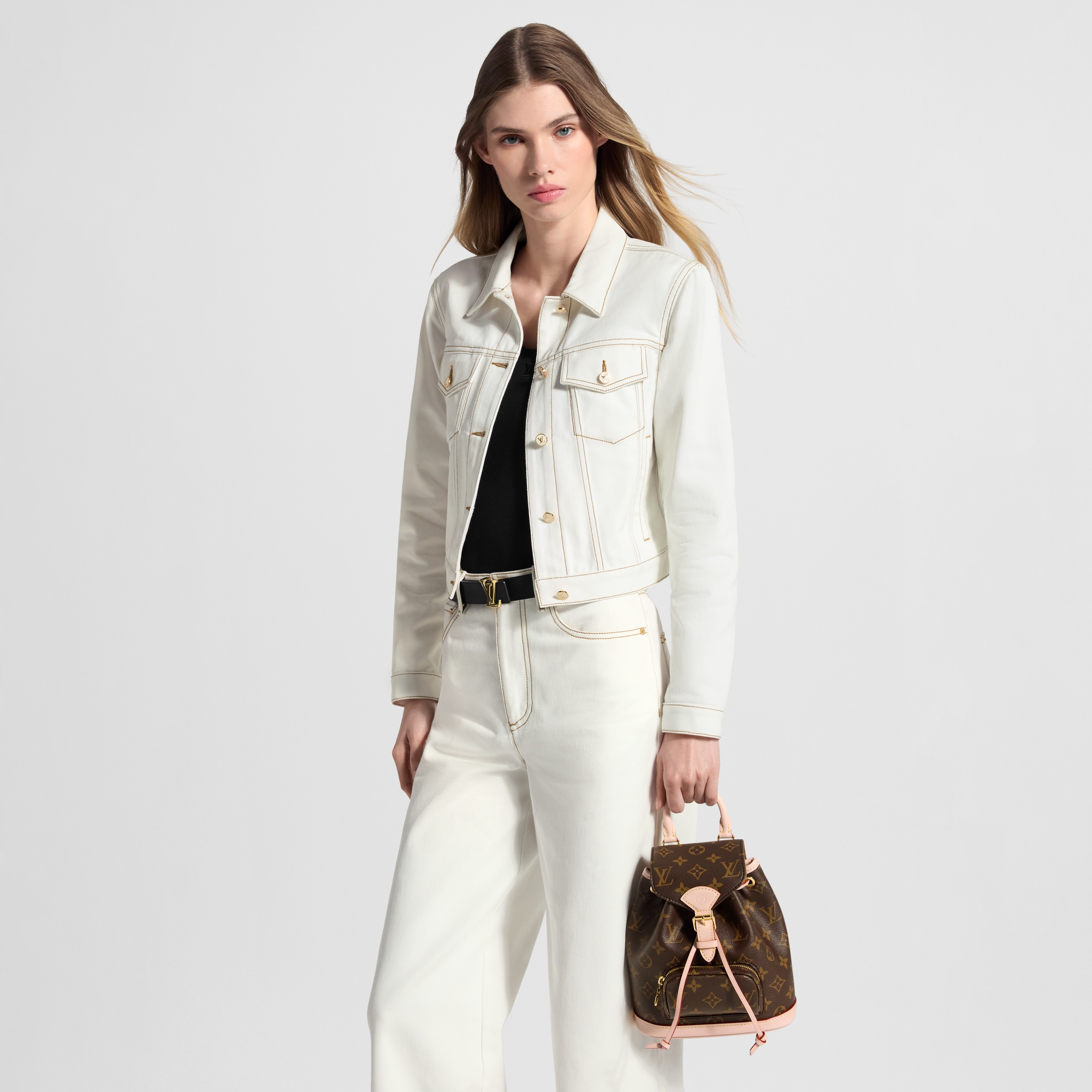 little louie vuitton white backpack LOUIS Tiny Mist Autres Toiles Monogram Crafted from coated canvas The Louis Vuitton Backpack Is