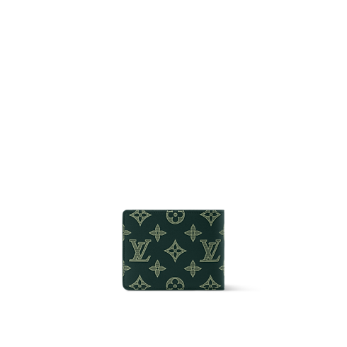 Multiple Wallet Monogram Shadow Leather in Bags and Small Leather Goods's Men Small Leather Goods Compact & Long Wallets collections by Louis Vuitton (Product zoom)