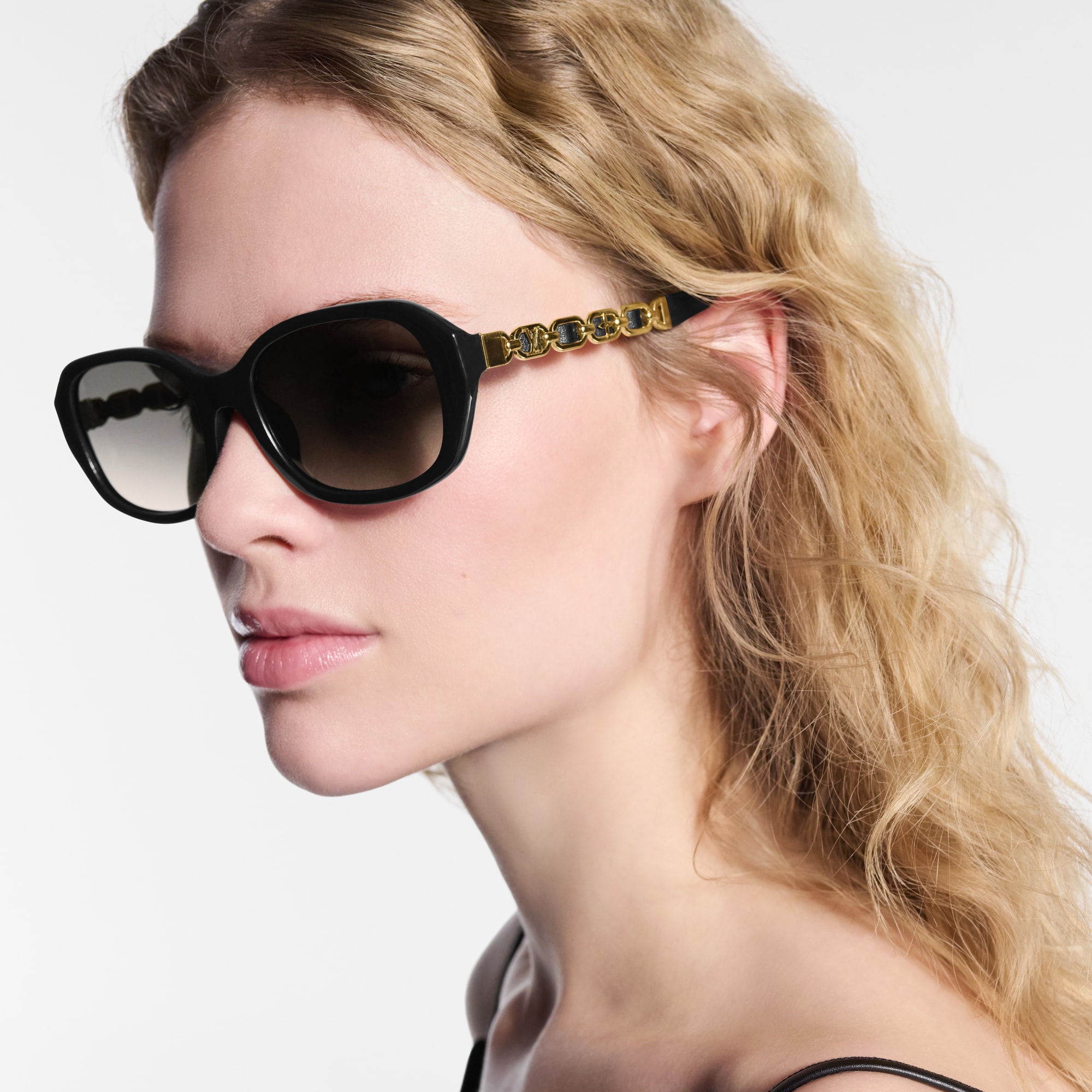 My LV Chain Braided Oval Sunglasses S00 in Women