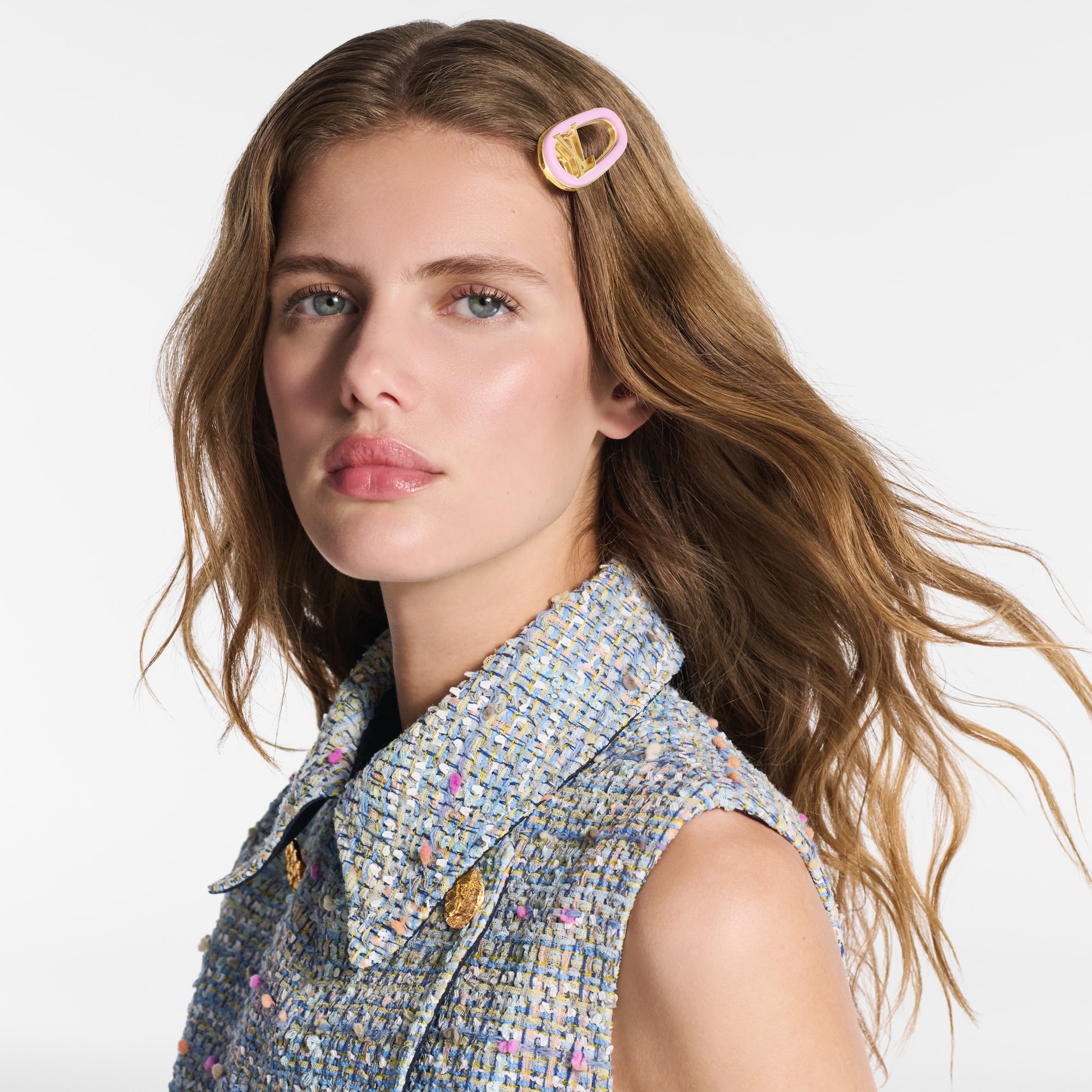 My LV Chain Hair Clip S00 in Women