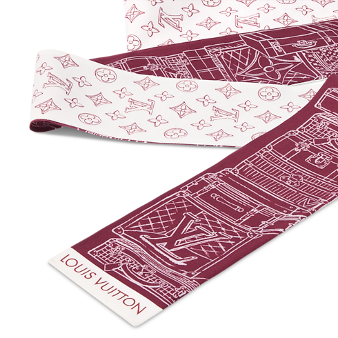 My LV Luggage Bandeau S00 in Women's Accessories Silk Squares and Bandeaux collections by Louis Vuitton (Product zoom)