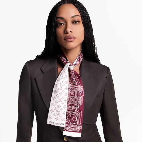 My LV Luggage Bandeau S00 in Women's Accessories Silk Squares and Bandeaux collections by Louis Vuitton (Product zoom)