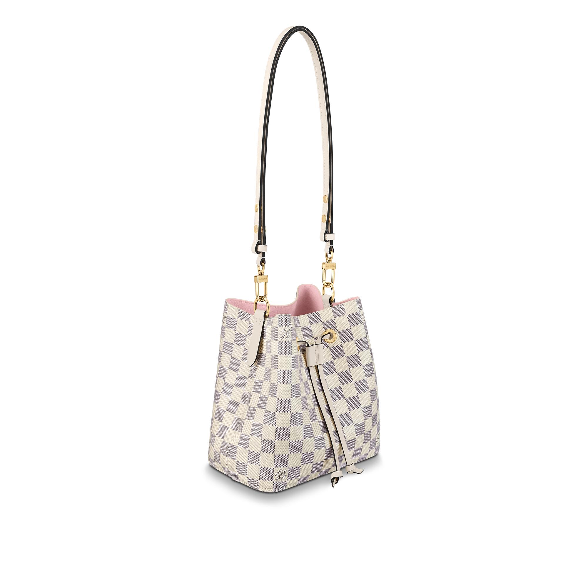 louis vuitton damier azur bucket bag