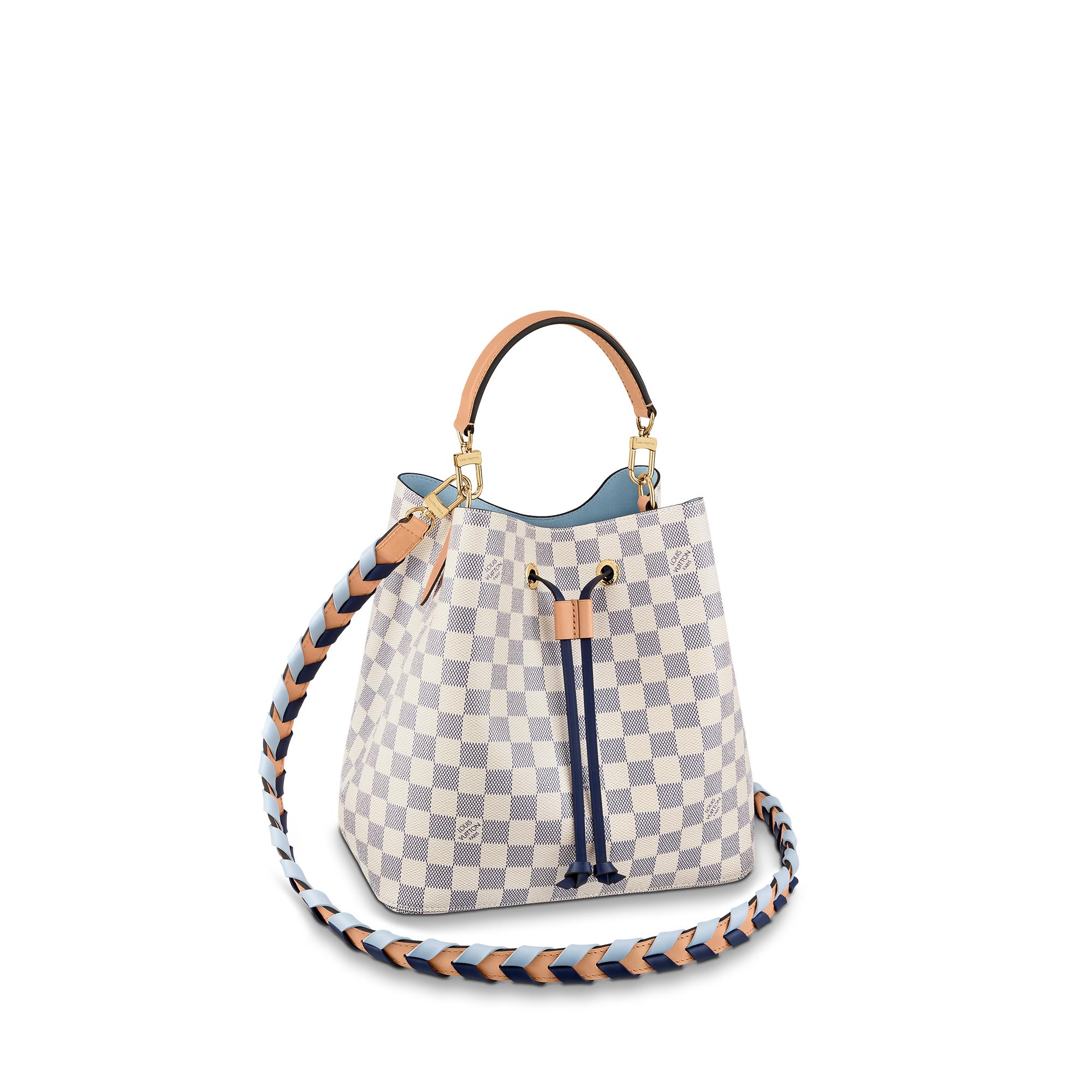 louis vuitton damier azur purse