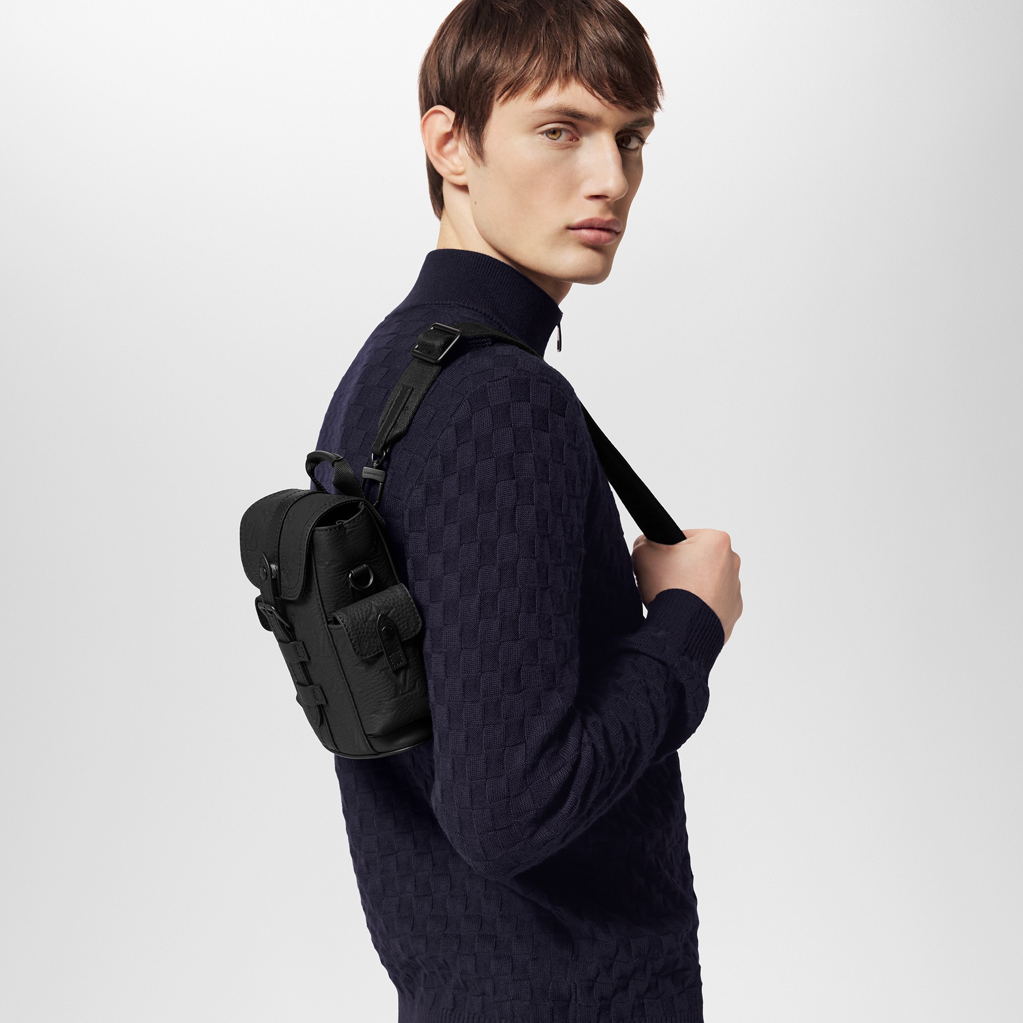 Nano Christopher Taurillon Monogram in Men