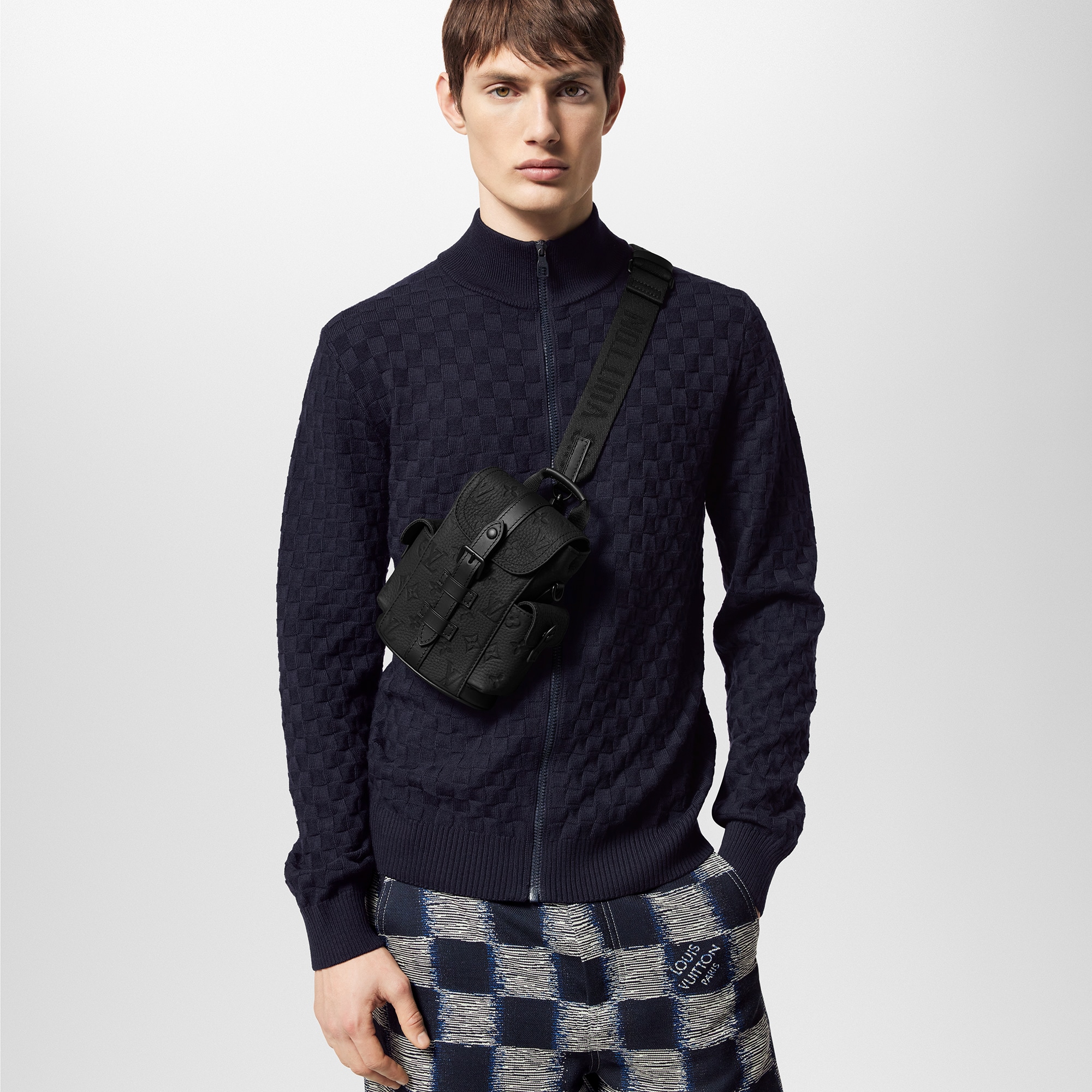 Nano Christopher Taurillon Monogram in Men