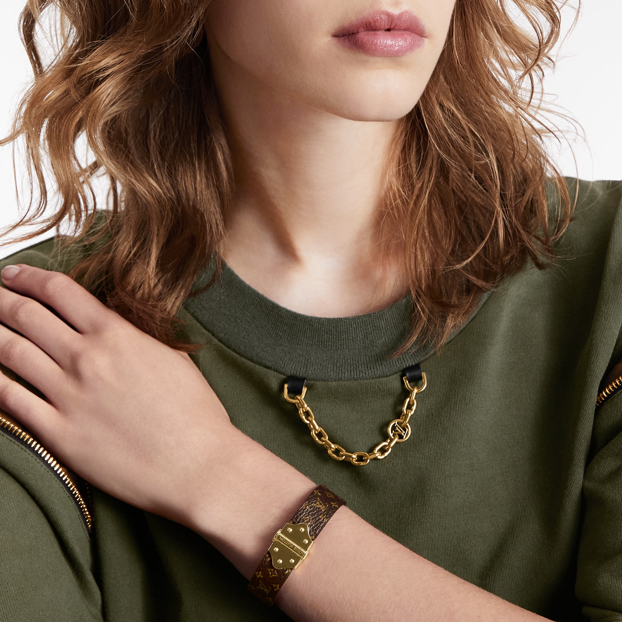 Nano Monogram Bracelet Monogram Canvas in Women
