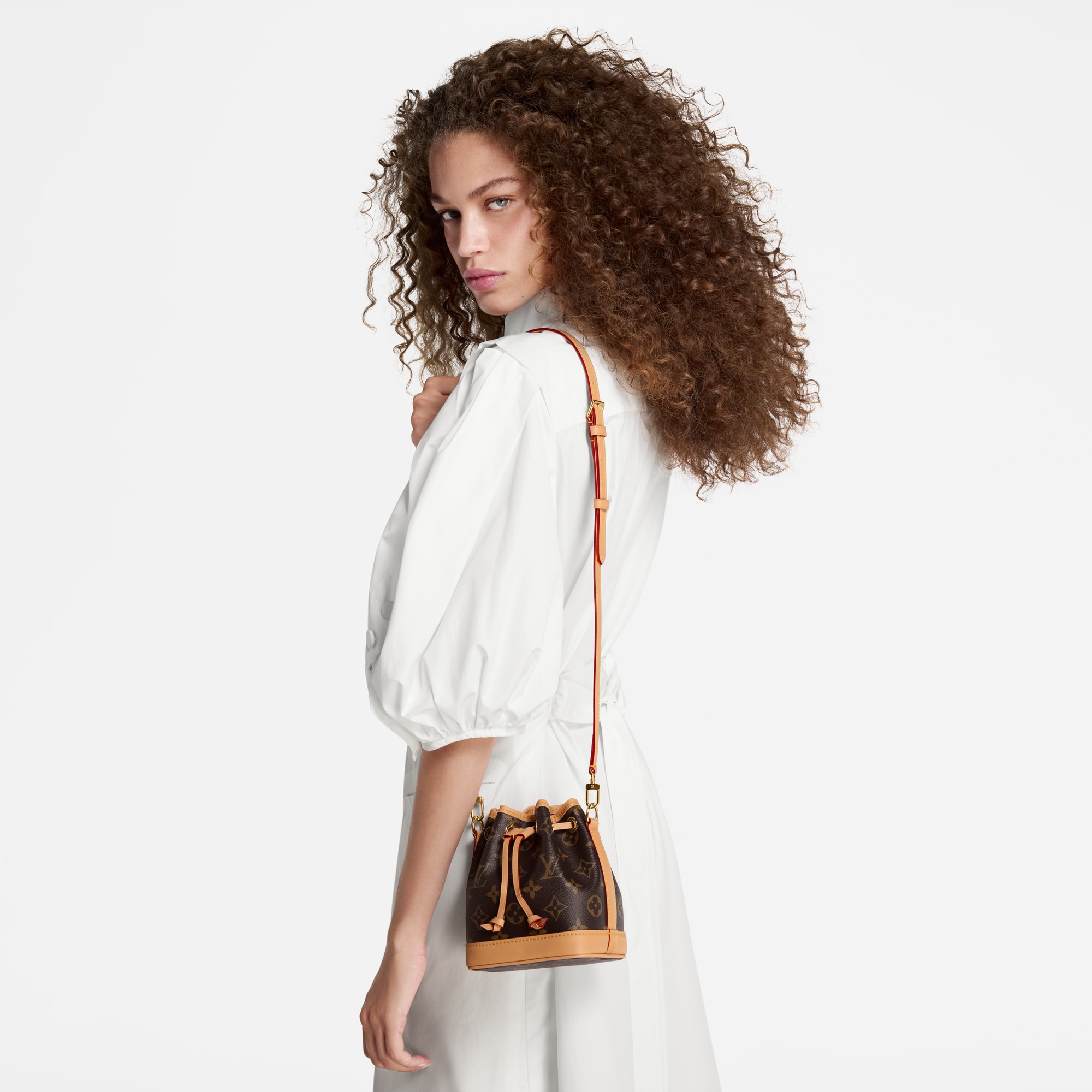 Nano Noé Bag Monogram Canvas in Women