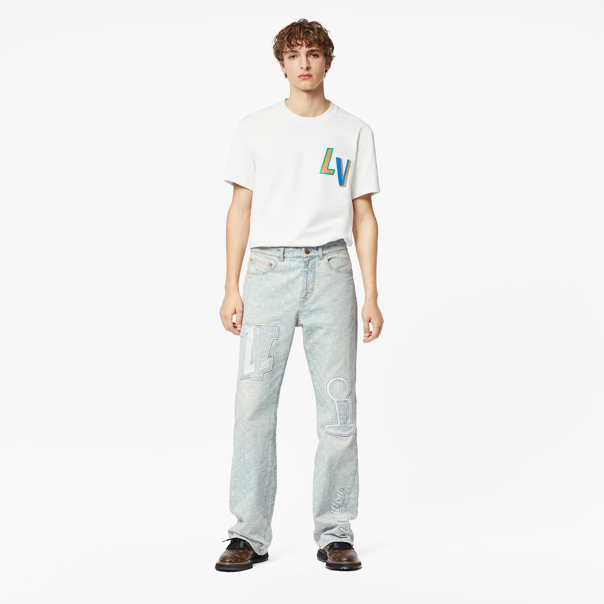 NBA Flared Denim Trousers - Ready-to 