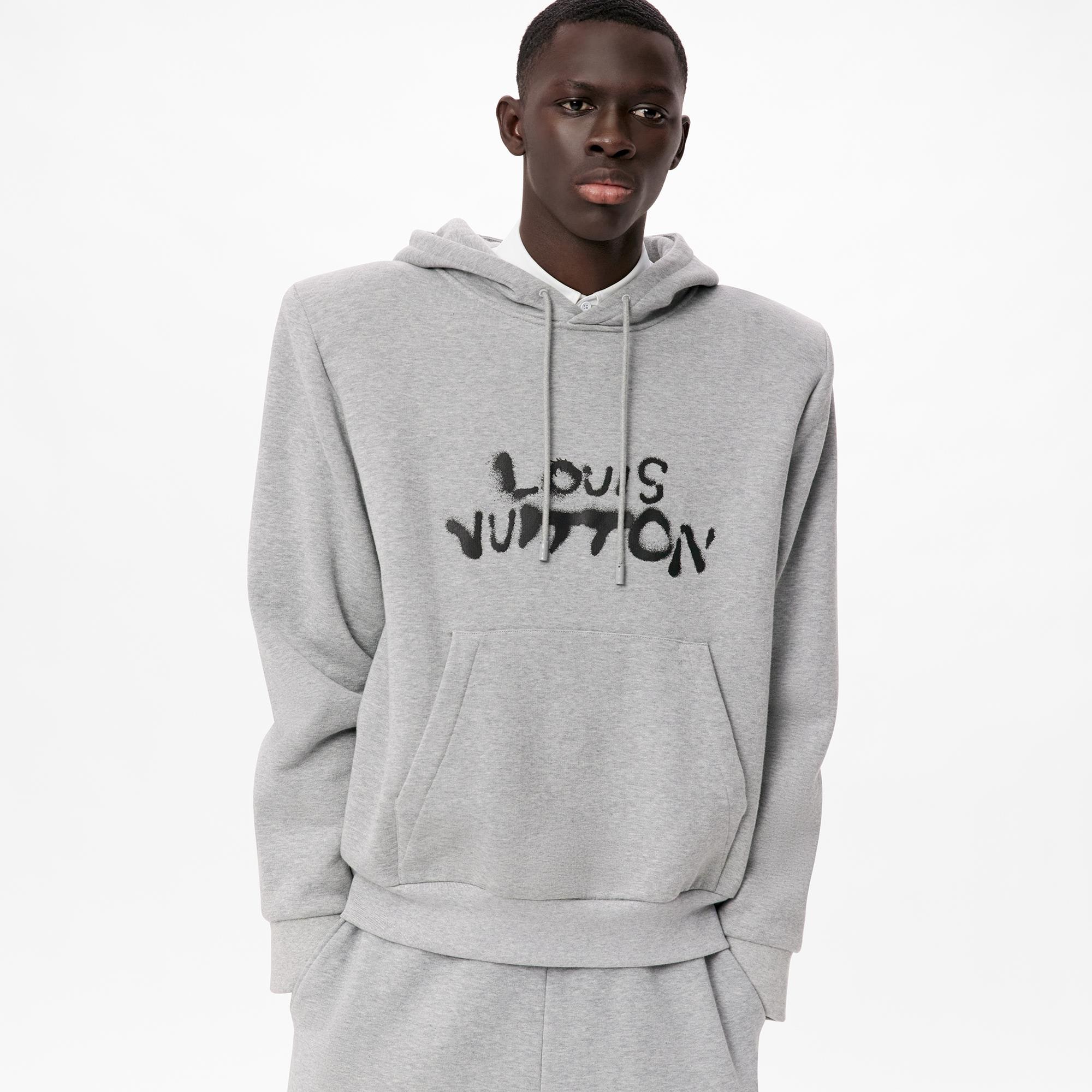 louis vuitton grey hoodie