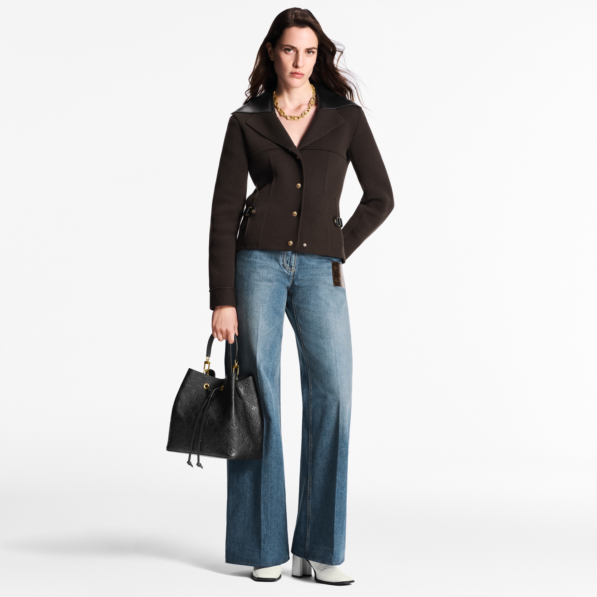 NéoNoé MM Monogram Empreinte Leather in Women