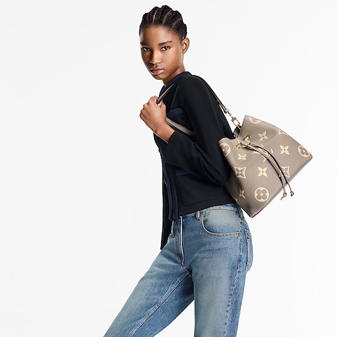 NéoNoé MM Bicolour Monogram Empreinte Leather in Women's Handbags Handbags collections by Louis Vuitton (Product zoom)
