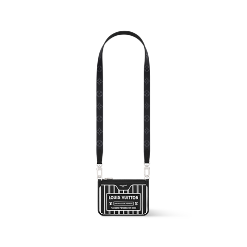 Neverfull Bandoulière Inside Out BB Monogram Eclipse in Bags and Small Leather Goods's Women Bags LV Icons collections by Louis Vuitton (Product zoom)