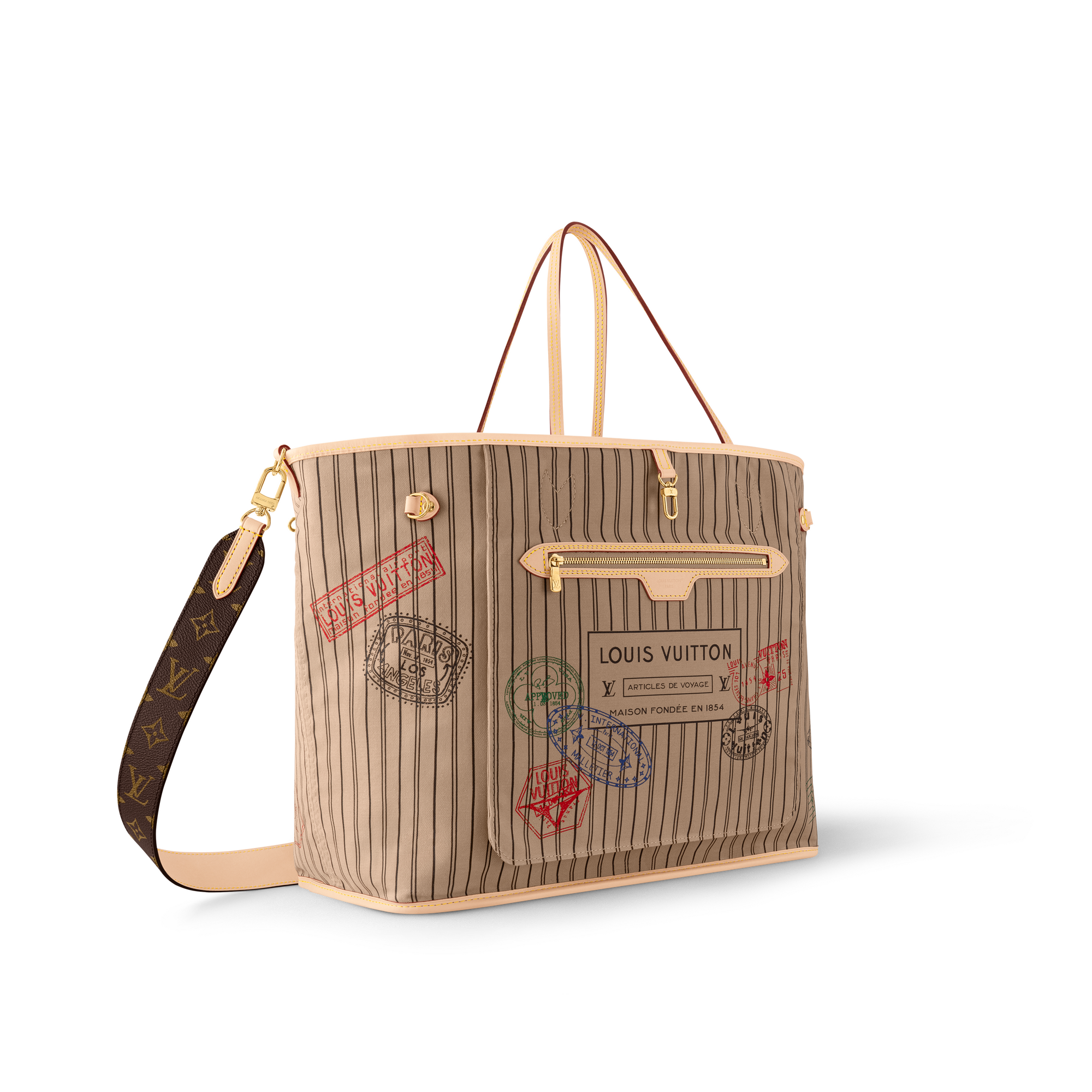Neverfull Bandoulière Inside Out GM Monogram Canvas in Bags and Small Leather Goods