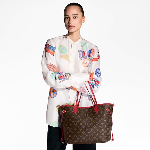 Neverfull Bandoulière Inside Out MM Monogram Canvas in Bags and Small Leather Goods's Women Bags LV Icons collections by Louis Vuitton (Product zoom)