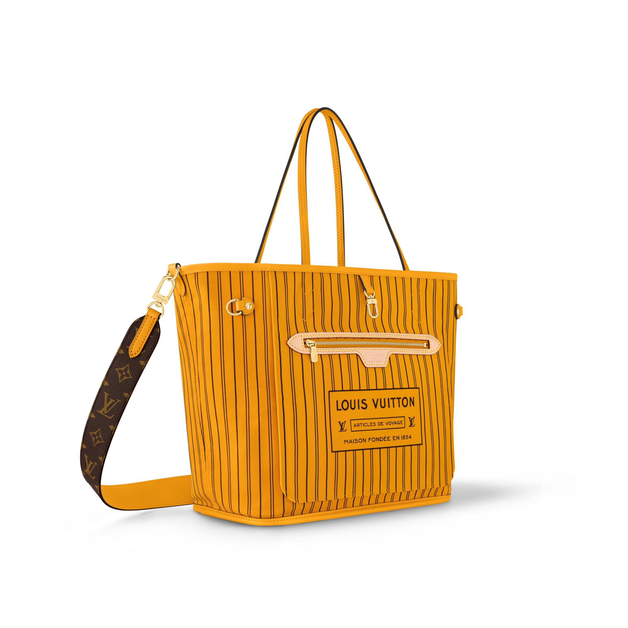 Neverfull Bandoulière Inside Out MM Monogram Canvas in Bags and Small Leather Goods
