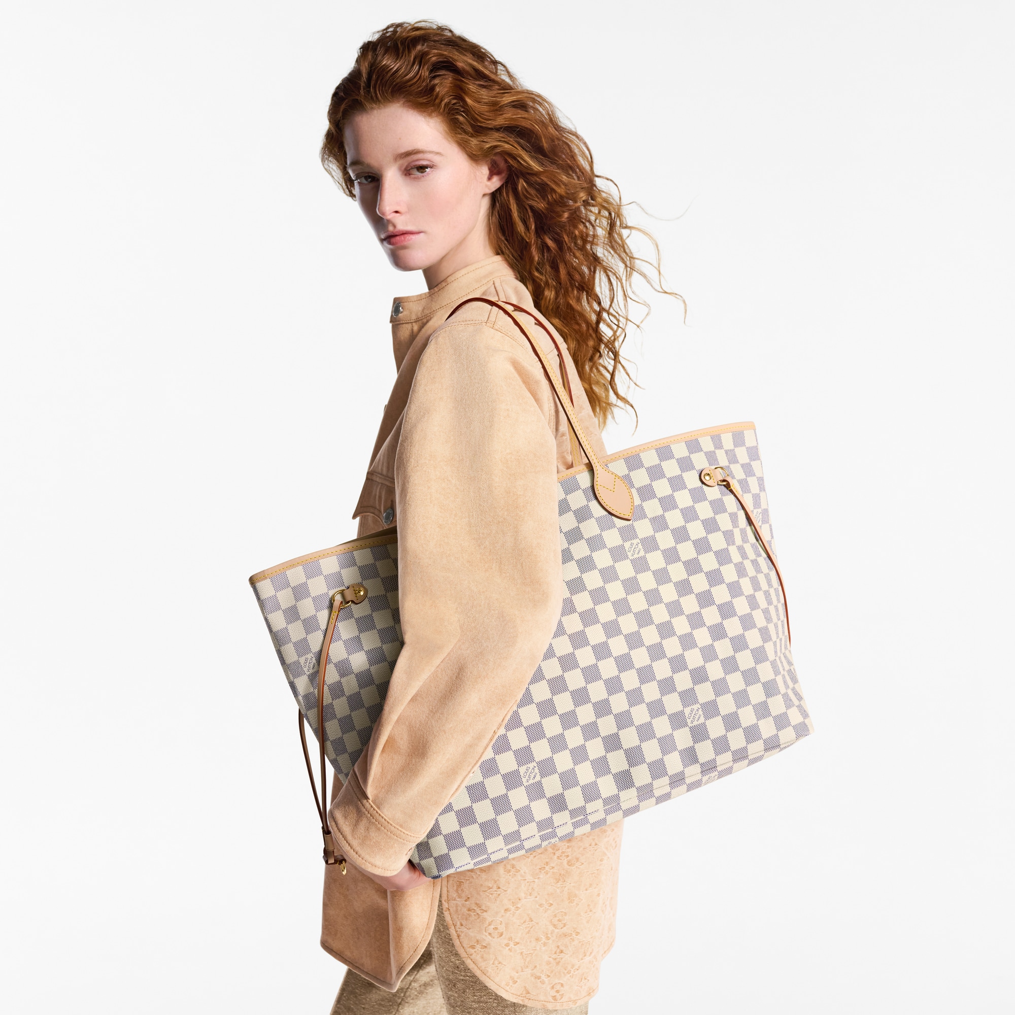Neverfull GM Damier Azur Canvas in Women