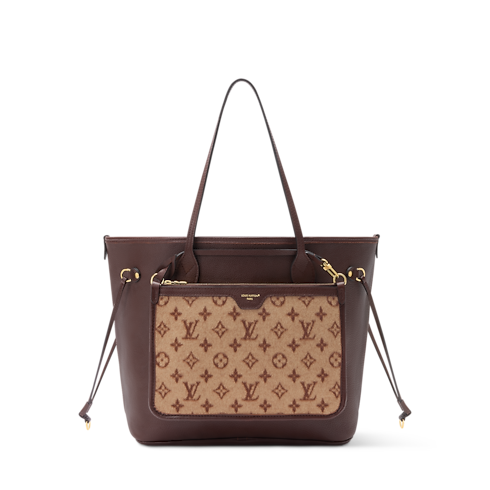 Neverfull Inside Out MM Minigram Leather in Women's New In Women } collections by Louis Vuitton (Product zoom)