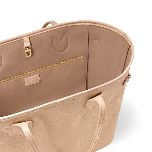 Neverfull MM Monogram Empreinte Leather in Women's Handbags Handbags collections by Louis Vuitton (Product zoom)