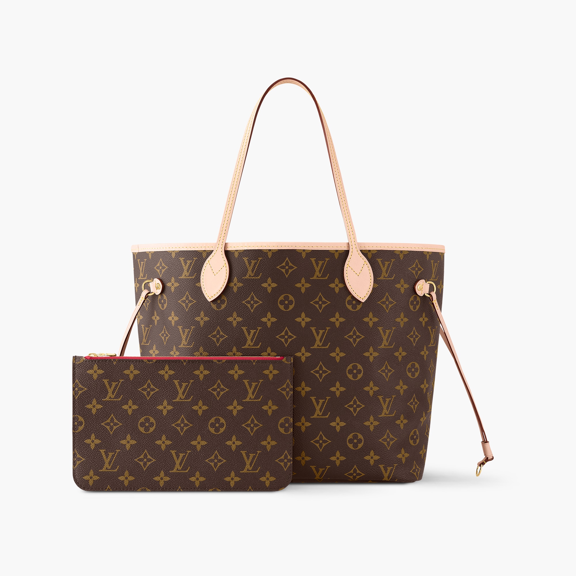 Neverfull MM Monogram Canvas Handbags LOUIS VUITTON