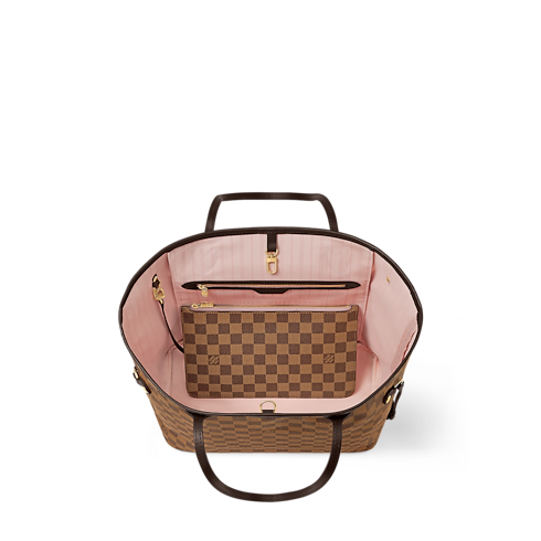 Neverfull MM Damier Ebene Canvas in Women's Handbags Handbags collections by Louis Vuitton (Product zoom)